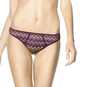Missoni for Target® Womens Mesh Thong   Purple/Multicolor   Size XL