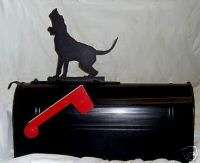 BLOODHOUND hound dog hunting MAILBOX TOPPER SIGN Steel  