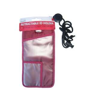  Burgundy Red Travel Smart Retactable Id Holder Everything 