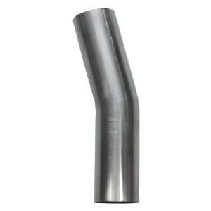 25 15 Deg. 304 Stainless Steel Mandrel Bend, 3.38 Radius, 16 Gauge 