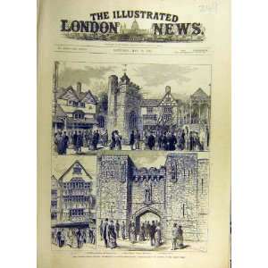    1884 Health Exhibition Kensington London Old Print