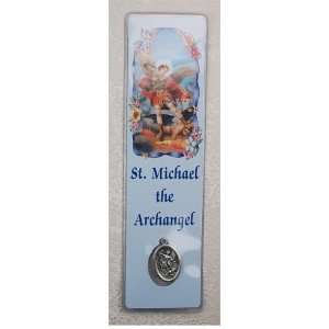  ST. MICHAEL BOOKMARK WITH MEDAL 