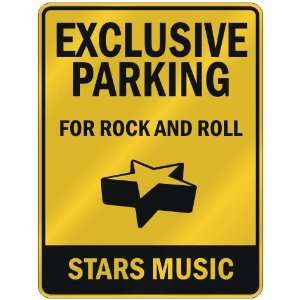    FOR ROCK AND ROLL STARS  PARKING SIGN MUSIC