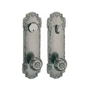   Copper Colonial Crest Single Cylinder Keyed Entry Set from the Coloni