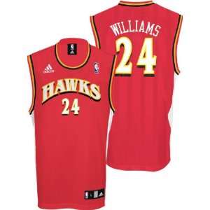  Marvin Williams Youth Jersey adidas Red Replica #24 