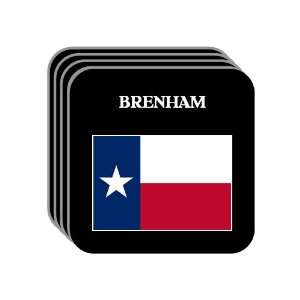  US State Flag   BRENHAM, Texas (TX) Set of 4 Mini Mousepad 