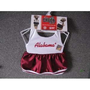  University of Alabama Dog Cheerleader Outfit Size Petite 