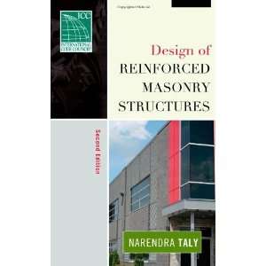   of Reinforced Masonry Structures [Hardcover] Narendra Taly Books