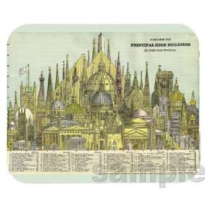  Tallest Buildings of the Old World Mouse Pad Everything 