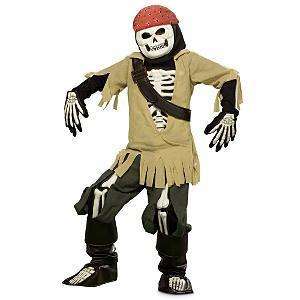  Pirates of Caribbean BONEY Skeleton Costume XS 4 NEW 
