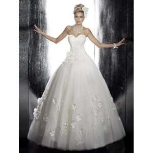 Full Tulle Strapless Sweetheart Neckline Corset Style Bodice Ball Gown 