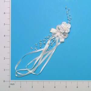 Bridal Flower Ornament   White 