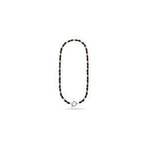  Wood Silver Bead T Bar 46 cm Necklace Jewelry