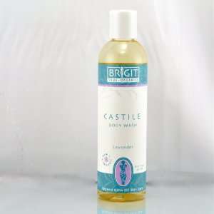  Brigit True Organics  LAVENDER Castile Body Wash, 8.5 fl 