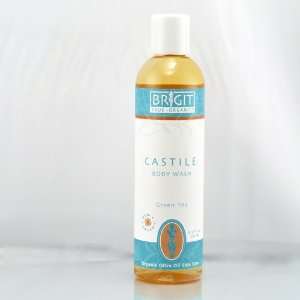  Brigit True Organics  GREEN TEA Castile Body Wash, 8.5 fl 
