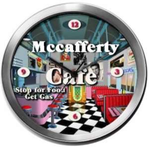  MCCAFFERTY 14 Inch Cafe Metal Clock Quartz Movement 