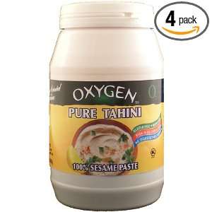 Oxygen PureTahina 100% Pure Sesame Paste, 17.64 Ounce Container (Pack 
