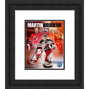  Framed Martin Brodeur New Jersey Devils Photograph Sports 