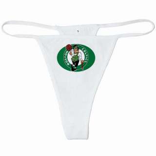 New Boston Celtics White or Pink Thong  