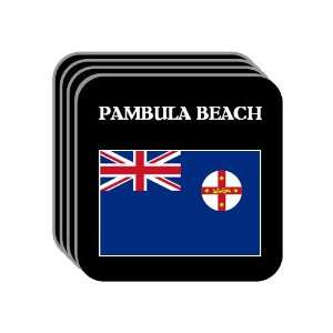 New South Wales   PAMBULA BEACH Set of 4 Mini Mousepad Coasters