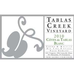  Tablas Creek Cotes de Tablas Blanc 2010 Grocery & Gourmet 
