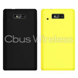   Yellow Silicone Skins Covers Cases for Motorola Triumph / WX435  