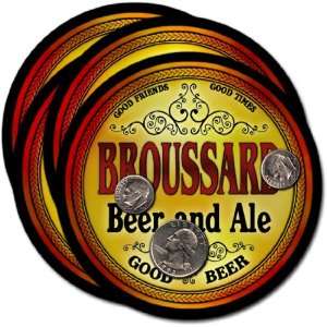  Broussard, LA Beer & Ale Coasters   4pk 