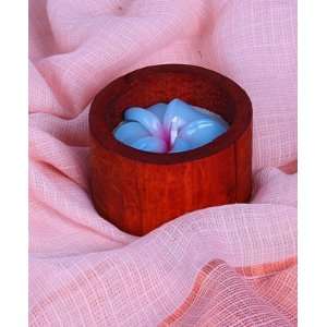  Grehom Scented Candle   Frangipani Blue in Bamboo Casing 