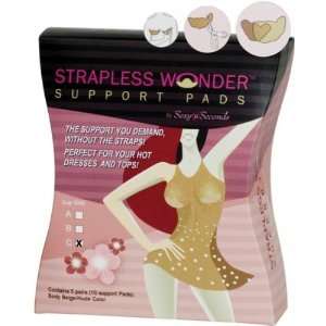  Strapless wonder no bra support pads   c cup size box of 