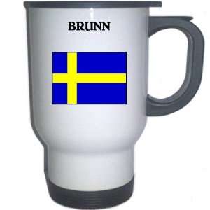  Sweden   BRUNN White Stainless Steel Mug Everything 