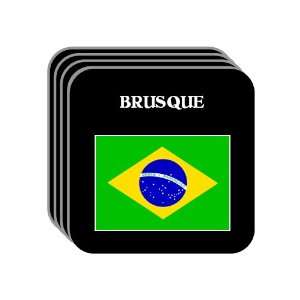  Brazil   BRUSQUE Set of 4 Mini Mousepad Coasters 
