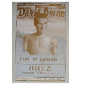  David Byrne Handbill Poster Live in Concert at The 