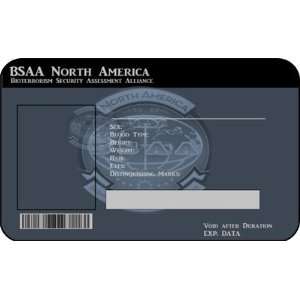  BSAA North America ID Template pvc Card Cosplay Office 