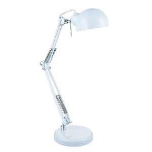 Lite Source LS 21509WHT Sympa   One Light Desk Lamp, White 