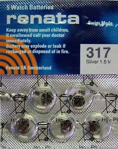 Renata 317 SR516SW Batteries Swatch Watch Skin SR62  