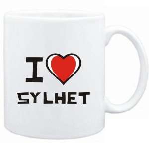  Mug White I love Sylhet  Cities