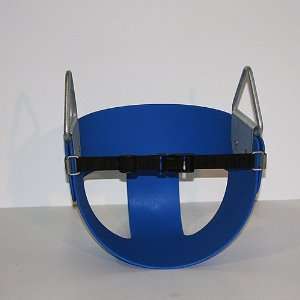 Half Bucket Belted Toddler Swing (No Chain or Rope)   Blue 