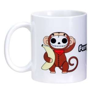  Furry Bones Skull Munky Monkey Tea Coffee Mug Cup Kitchen 