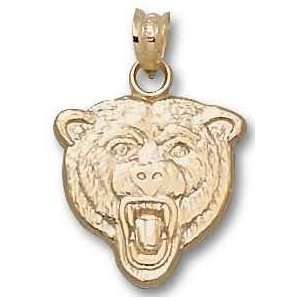  Chicago Bears Solid 14K Gold Bear Logo 5/8 Pendant 