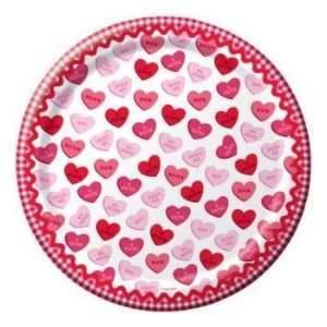  Sweet Greetings 7 inch Paper Plates 8 Per Pack Kitchen 