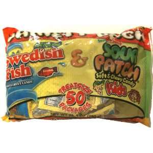 Swedish Fish Sour Patch 50ct  Grocery & Gourmet Food