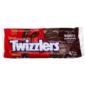  Twizzlers Chocolate, 12 oz Bags, 6 ct (Quantity of 3 