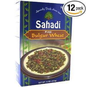 Sahadi Fine Bulgur Wheat, 12 Ounce Boxes Grocery & Gourmet Food