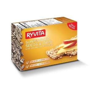Ryvita Crisp Bread Sunflower Seed & Oat Crispbread 7 oz. (Pack of 10 