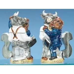  WALL STREET BULL & BEAR LIMITED EDITION BEER STEIN 
