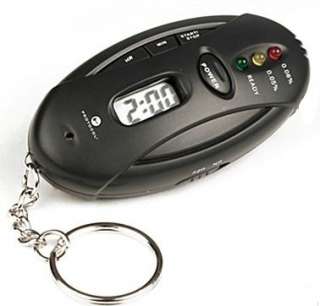 GearXS Personal Breathalyzer Alcohol Tester Keychain w/Countdown Timer 