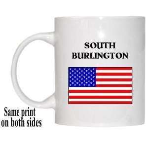    US Flag   South Burlington, Vermont (VT) Mug 