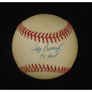  Autographed Jeff Burroughs Baseball   Official Al Psa Coa 
