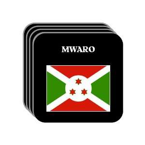  Burundi   MWARO Set of 4 Mini Mousepad Coasters 