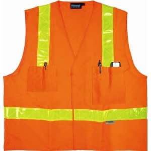  ERB S16 Surveyor Safety Vest Class 2 ANSI Orange Size XL 